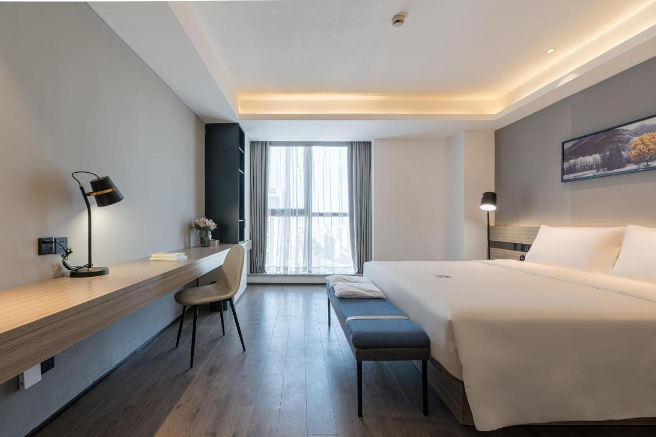 Atour Hotel Suzhou Railway Station North Square Bole Shi Exteriör bild