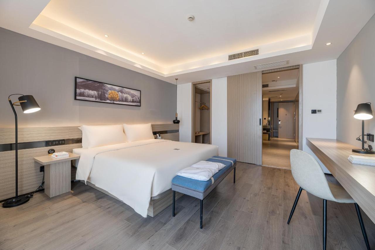 Atour Hotel Suzhou Railway Station North Square Bole Shi Exteriör bild